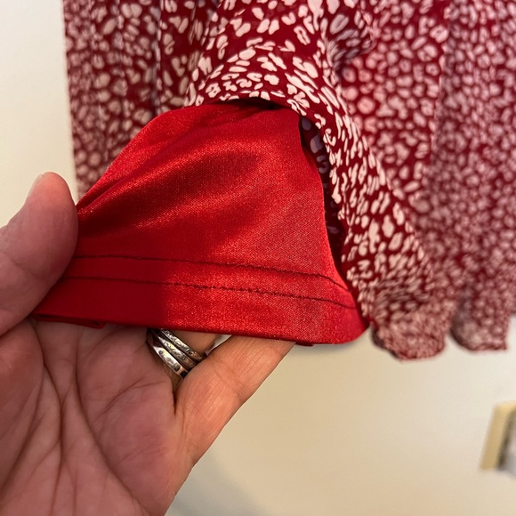 Red Floral Dress - Picture 5 of 5